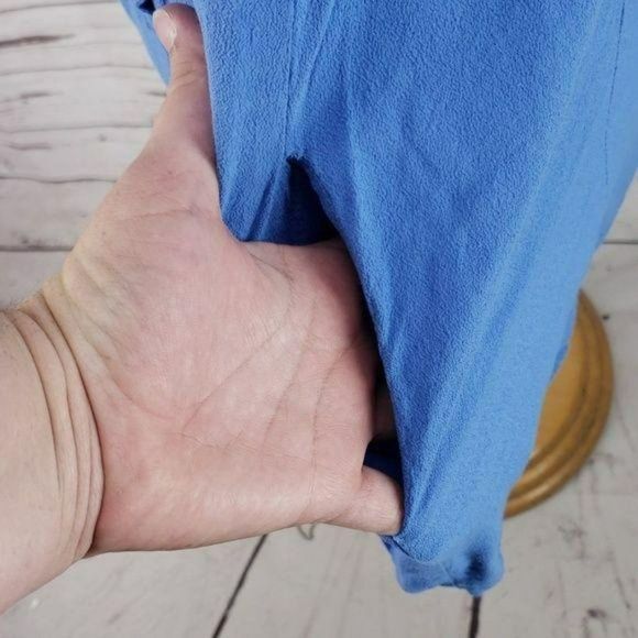 H&M H & M Blue Ruffle sleeveless size 12 mini Dress - Picture 4 of 7